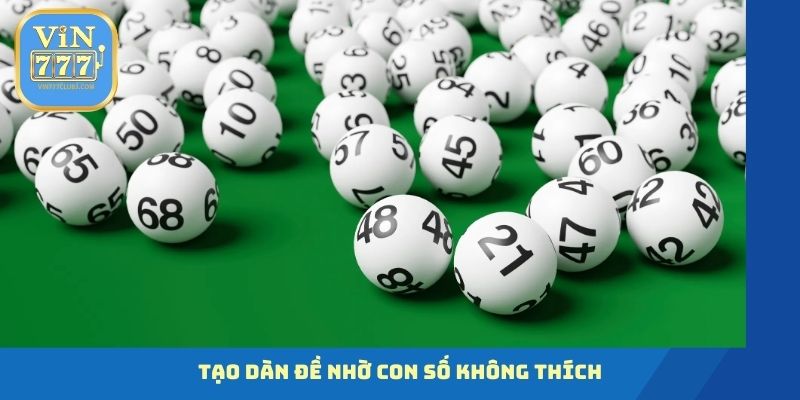 Tạo dàn đề nhờ con số không thích