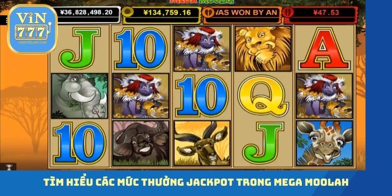 Cập nhật các mức jackpot trong game