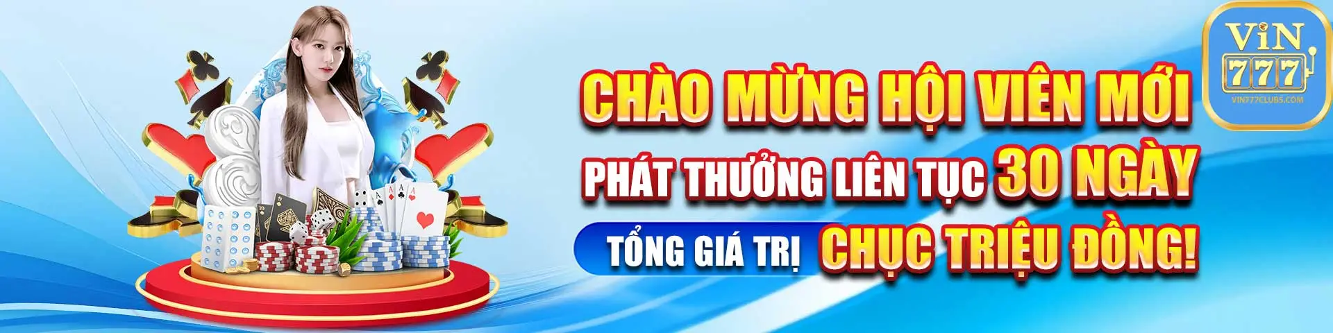 vin777 chào mừng thành viên mới